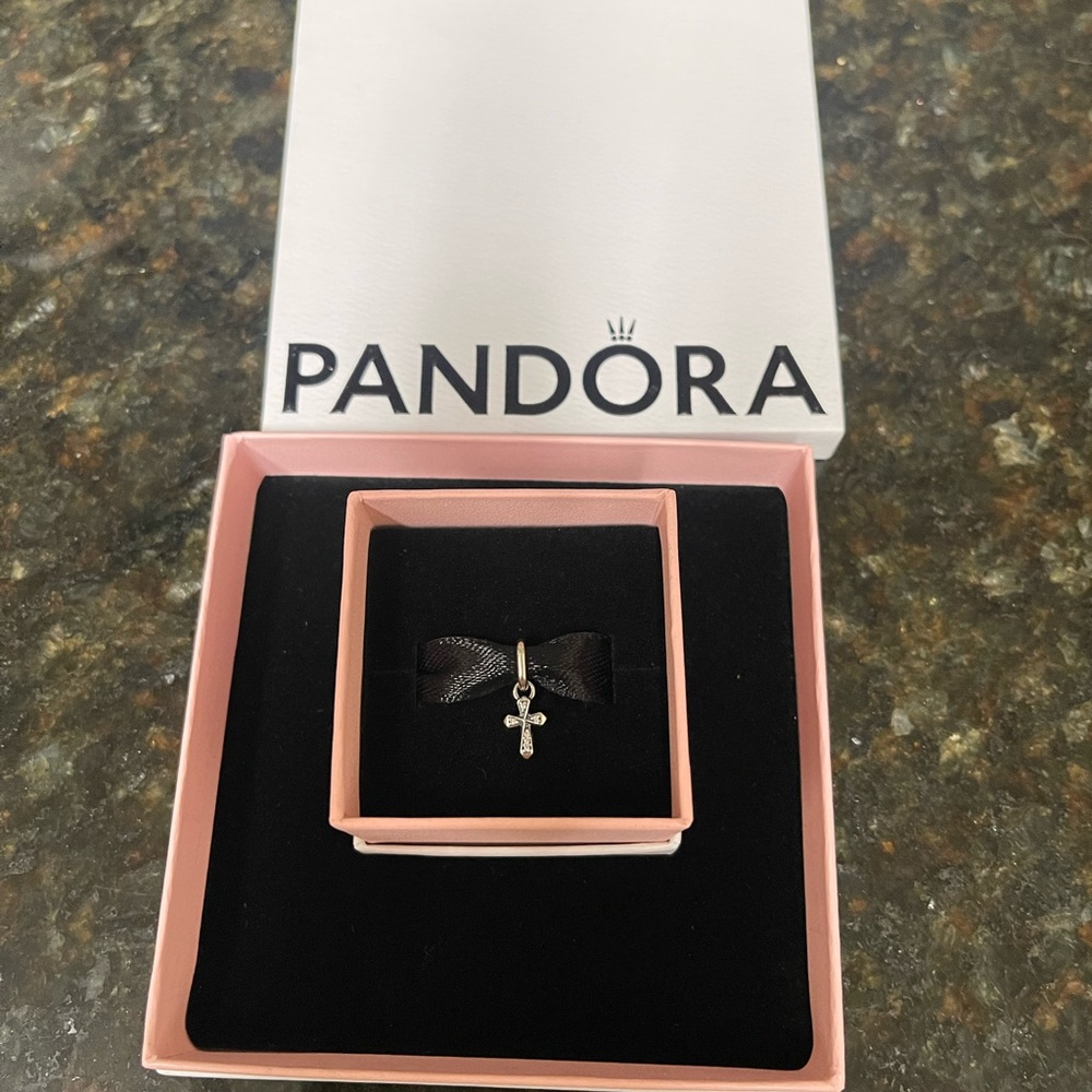 Pandora Silver Charm with Box